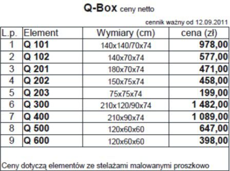 cennik Q-Box
