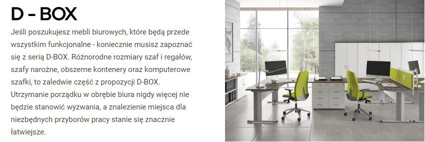 meble biurowe d-box