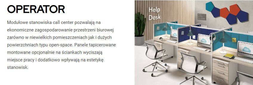 meble biurowe operator