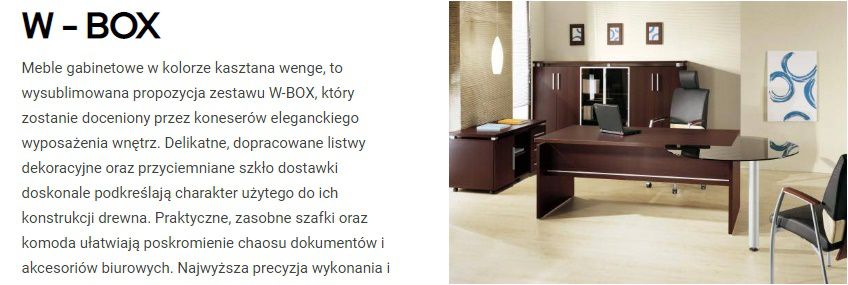 meble gabinetowe W-BOX