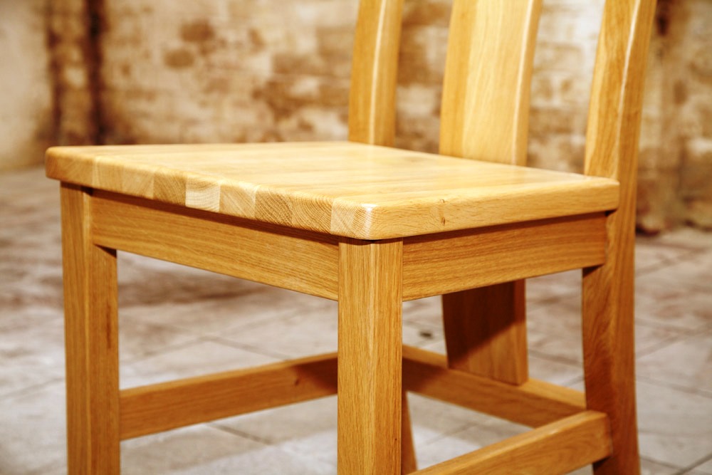 krzesło drewniane dębowe